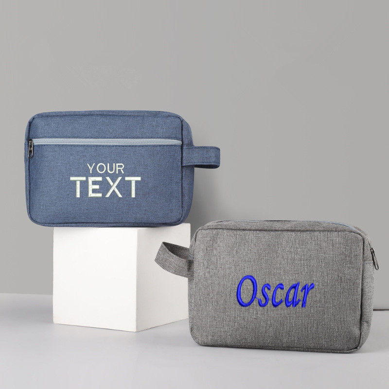 Mens Grooming Kit Case - Sac de toilette personnalisé avec nom
