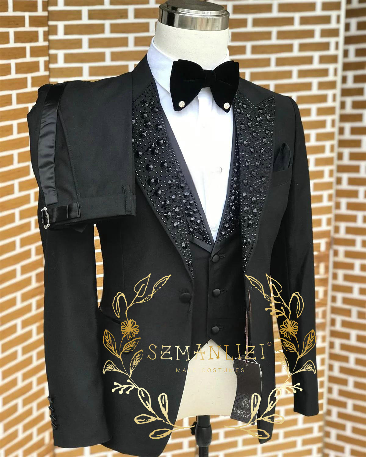 Men'S Grooming Room - Costumes noirs pour hommes, Tuxedos de