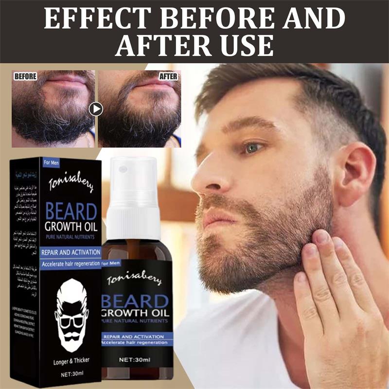 Beard Oil Growth - Huile de croissance pour barbe, baume