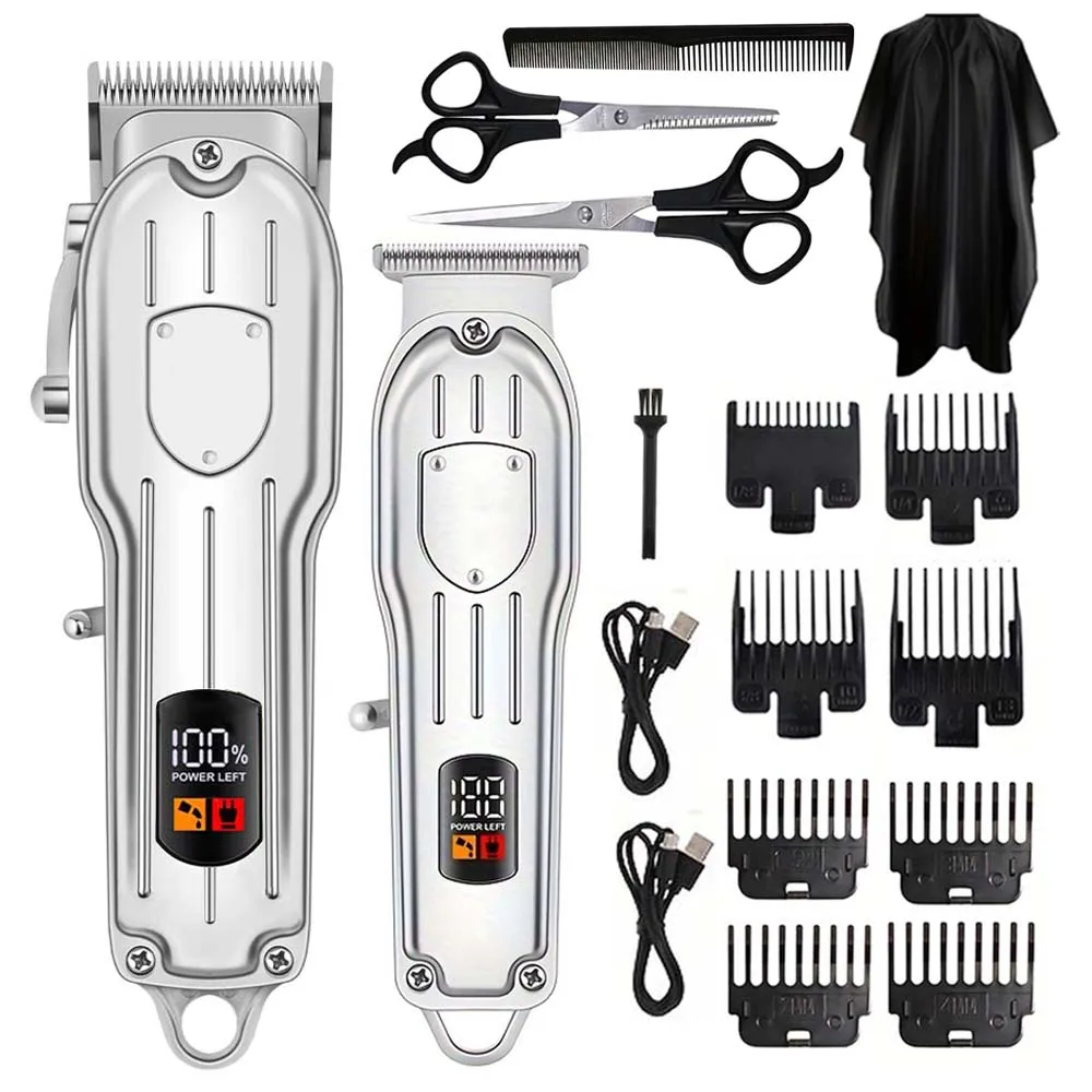 Men'S Grooming Electric Trimmer - Tondeuse à cheveux électrique avec écran