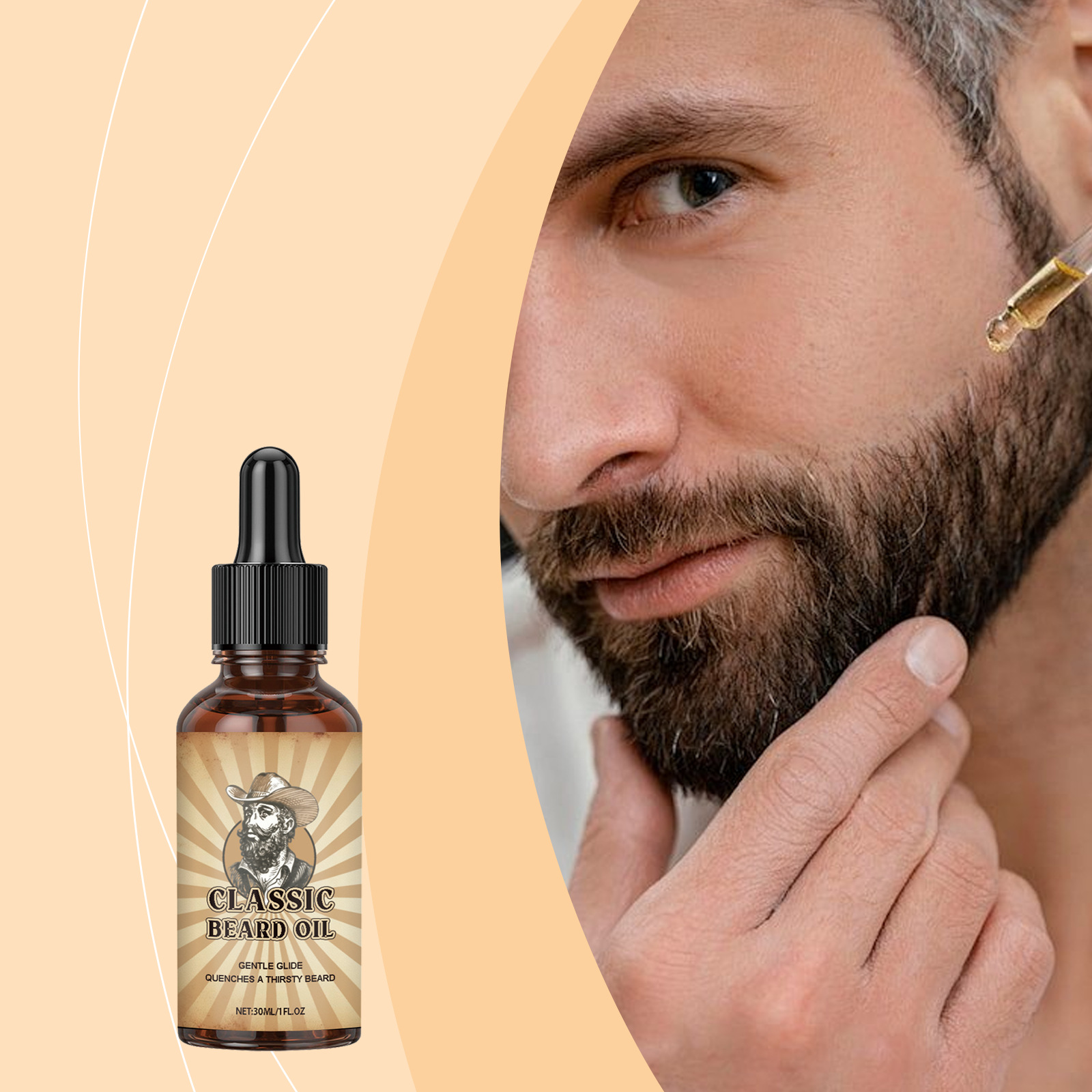 Beard Oil Growth - L'huile essentielle de soin de croissance