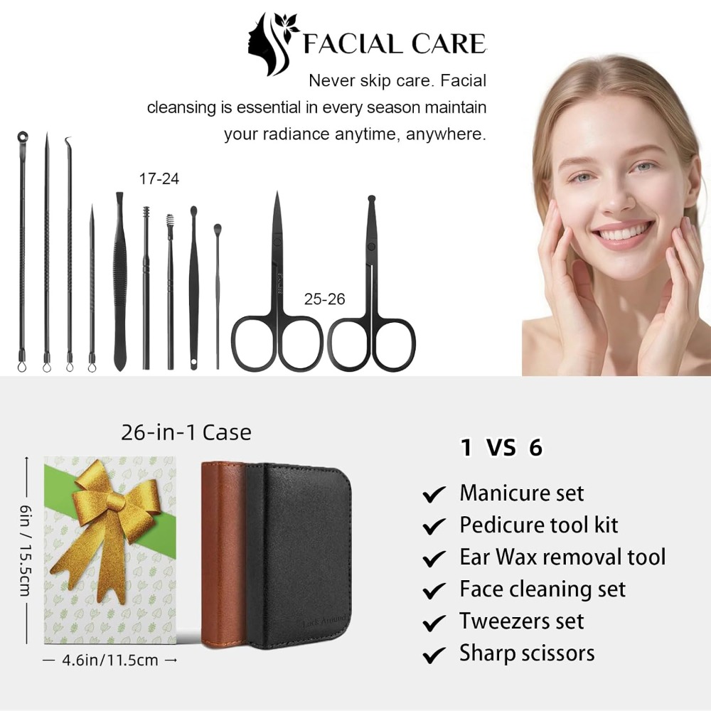 Ensemble de coupe-ongles pour  - Mens Grooming Kit Case avis et prix