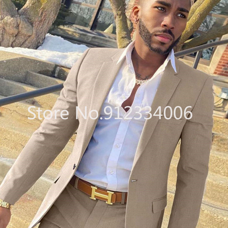 Costume Beige 2 pièces pour ho - Men'S Grooming Room avis et prix