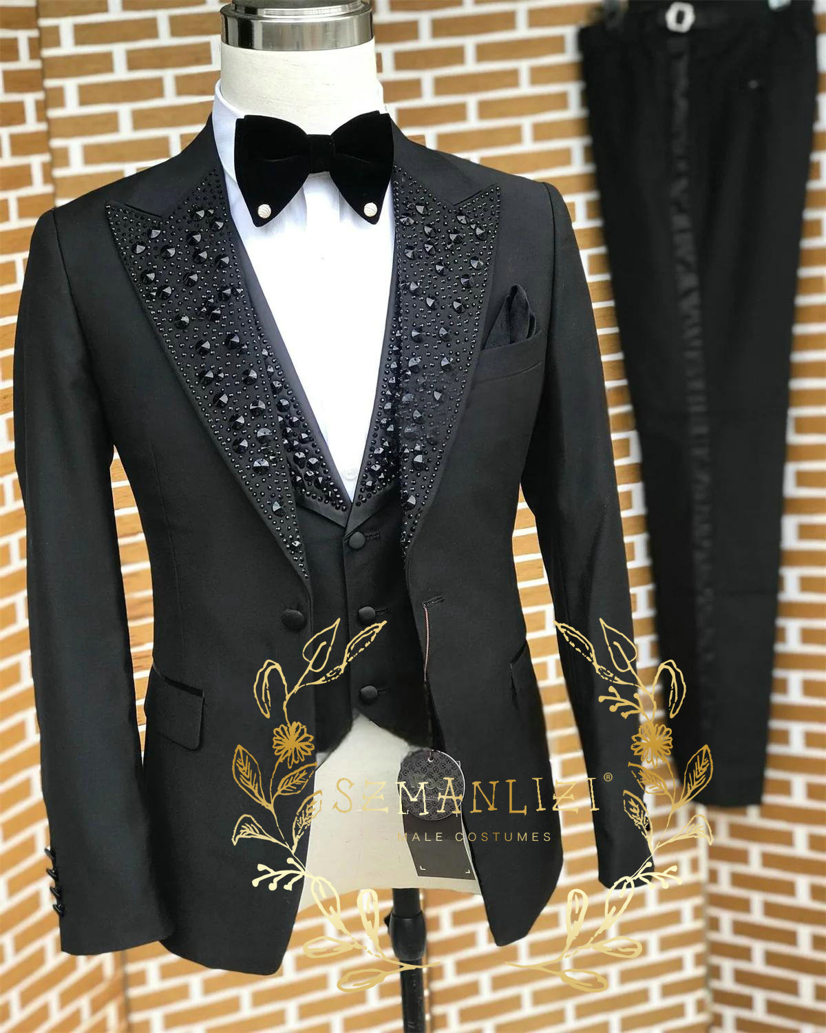 Costumes noirs pour hommes, Tu - Men'S Grooming Room avis et prix