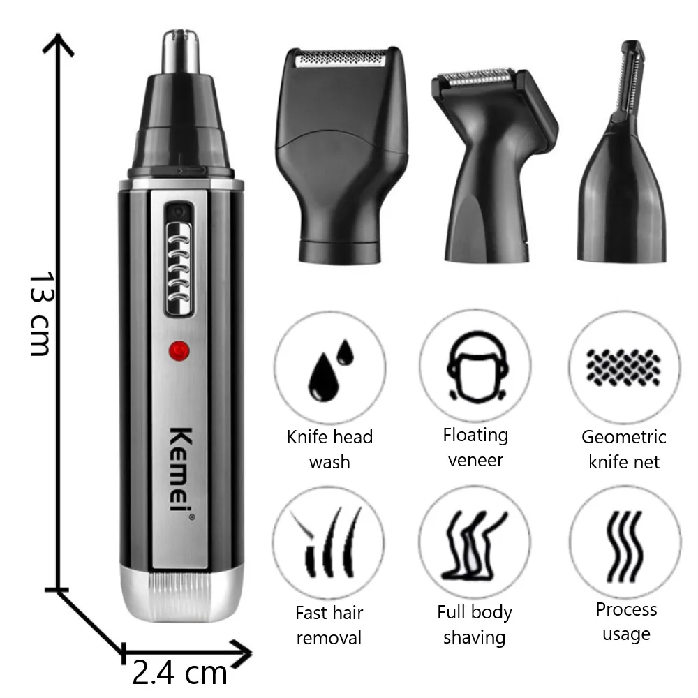 Kemei 4 en 1 tondeuse pour hom - Men'S Grooming Electric Trimmer avis et prix