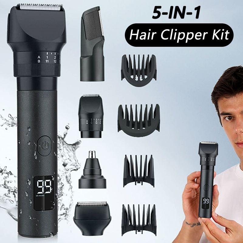 Tondeuse à cheveux sans fil 5- - Men'S Grooming Electric Trimmer avis et prix