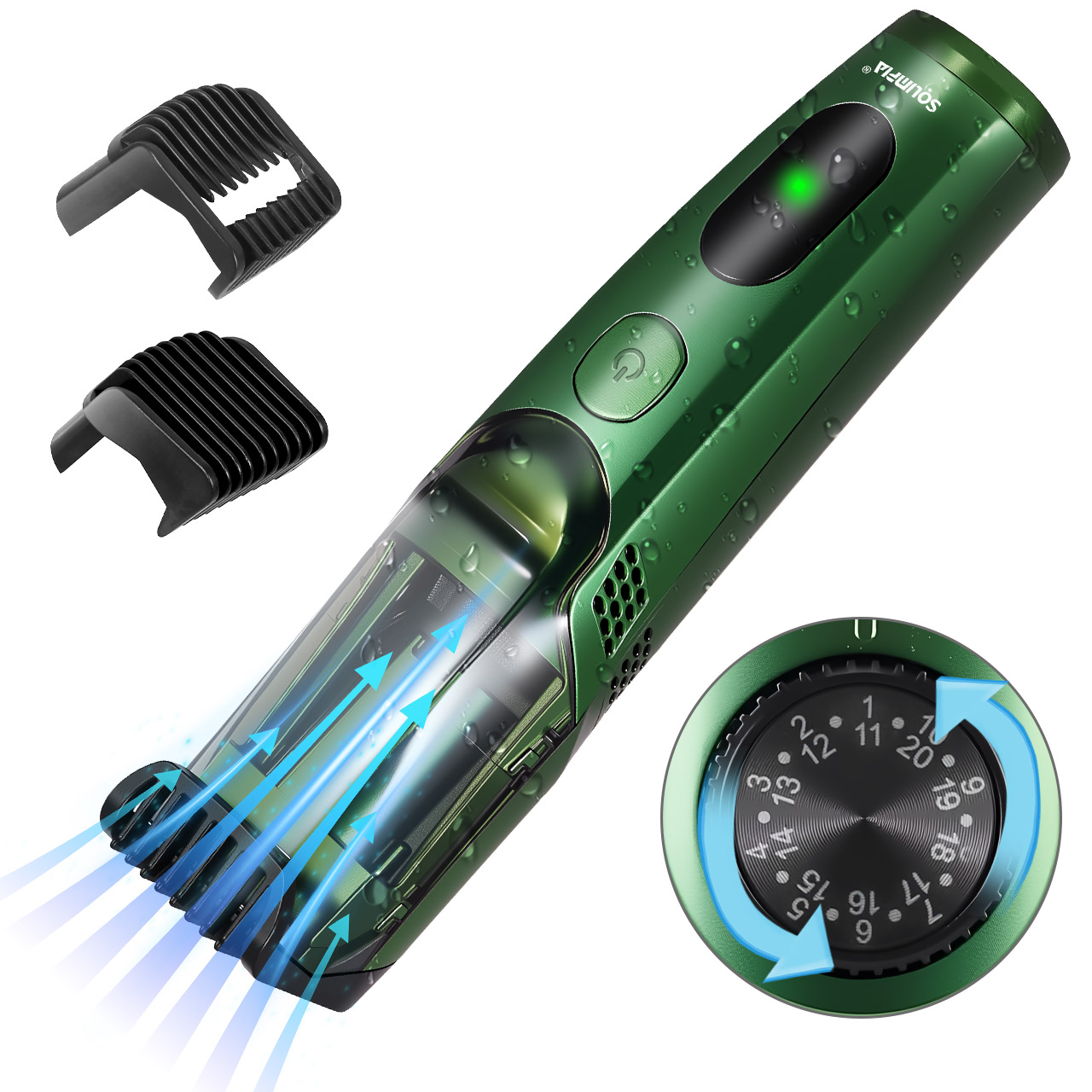 Tondeuse à barbe sans fil Soli - Men'S Grooming Vacuum avis et prix