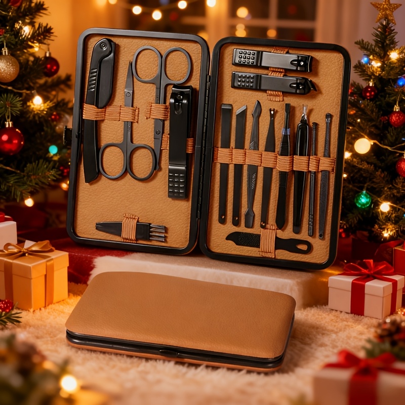 Ensemble de manucure et pédicu - Mens Grooming Kit Case avis et prix