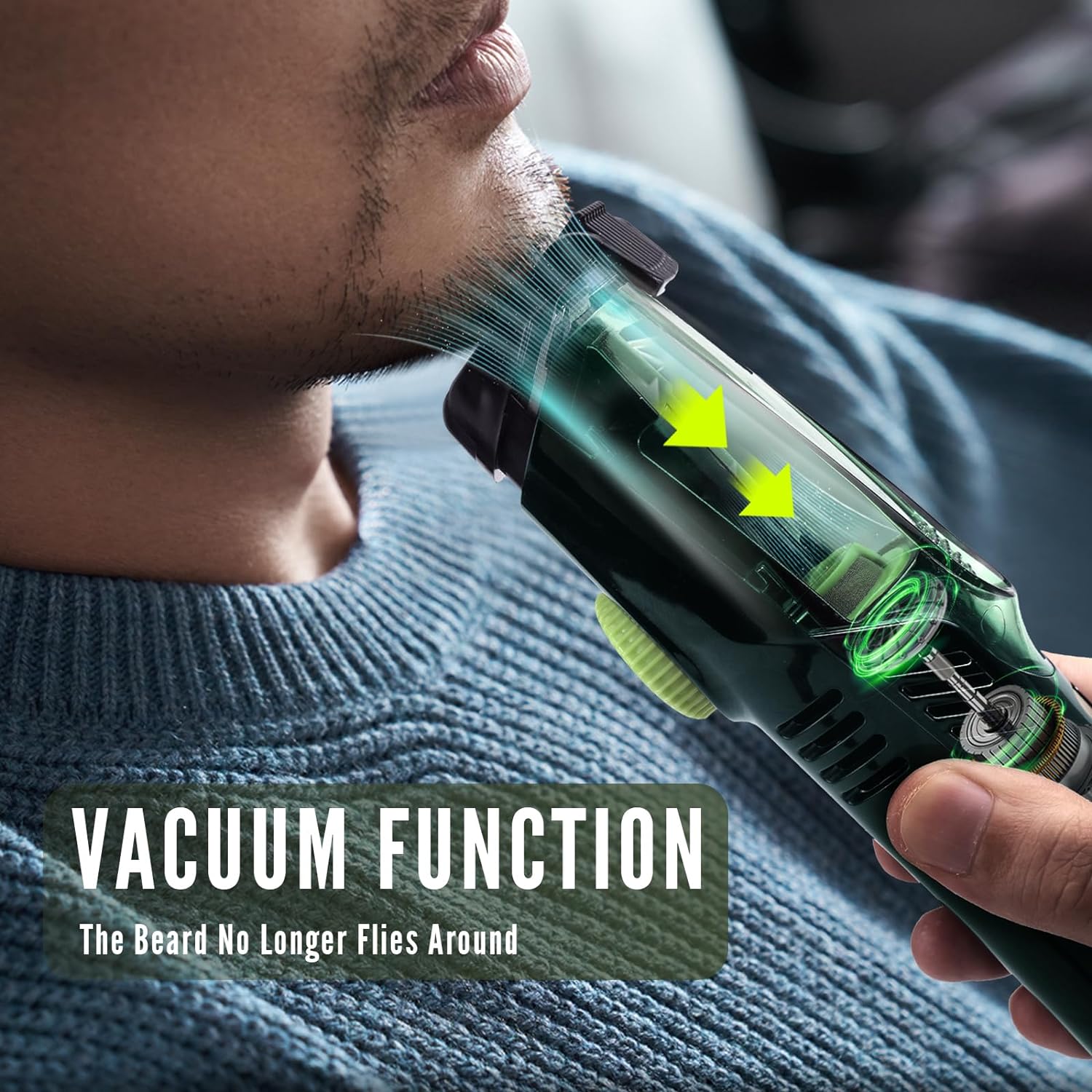 Tondeuse à barbe sans fil Soli - Men'S Grooming Vacuum avis et prix