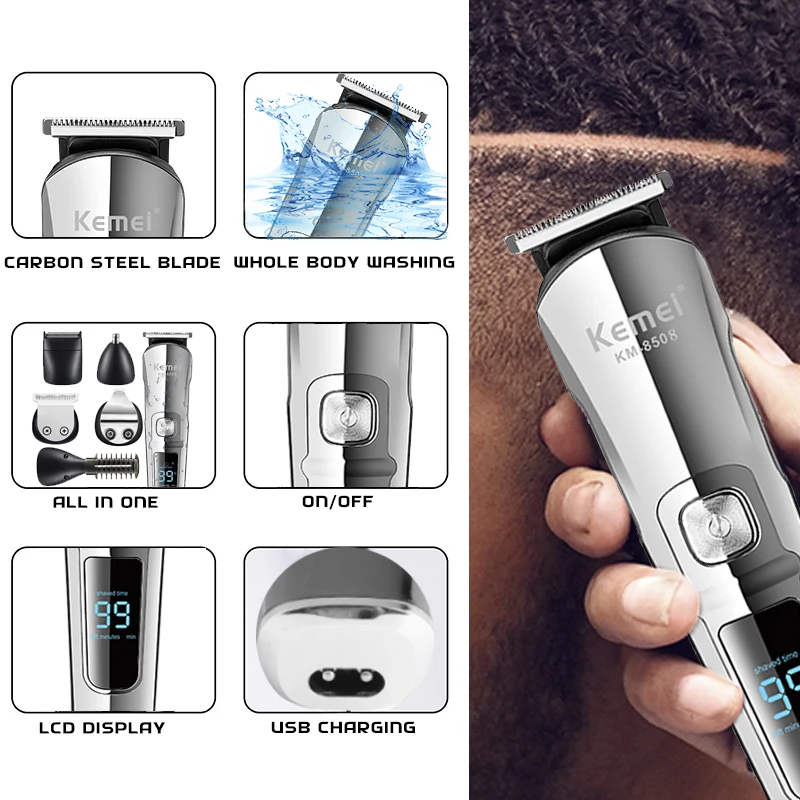Tondeuse à barbe et à cheveux  - Men'S Grooming Electric Trimmer avis et prix