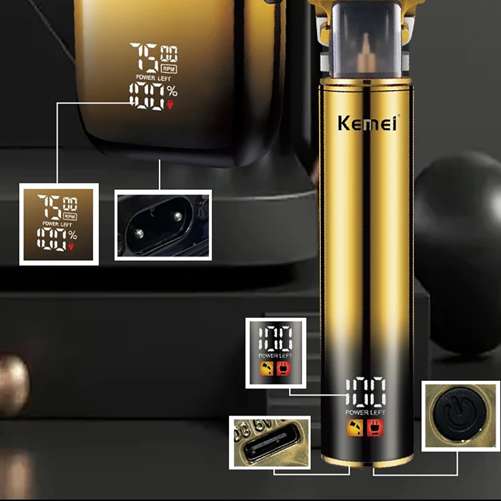 Kemei-Tondeuse à cheveux élect - Men'S Grooming Electric Trimmer avis et prix
